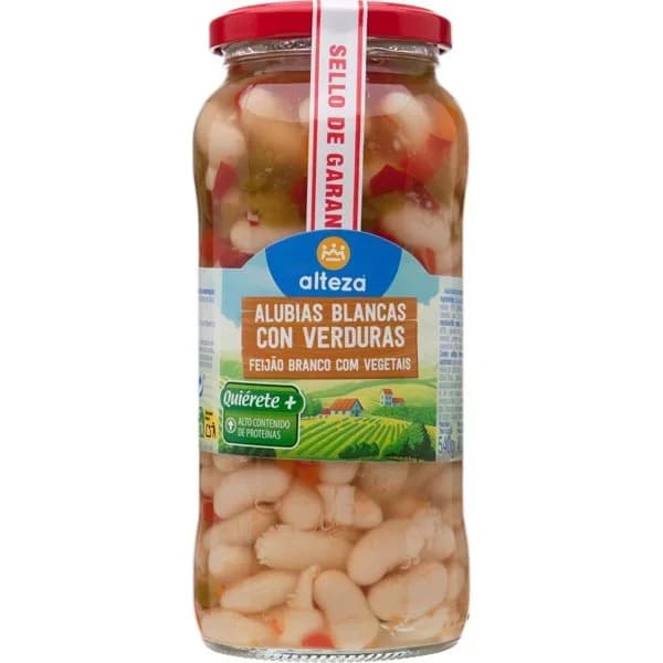 Alubia Blanca Cocida con Verduras 540G - 0.54 kg - Imagen del producto en Findit