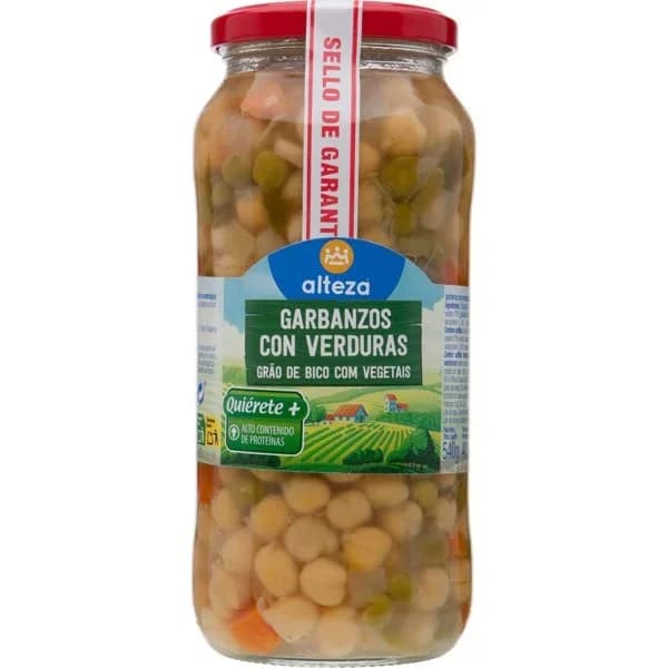 Garbanzo Cocido con Verdura 540G - 0.54 kg - Imagen del producto en Findit