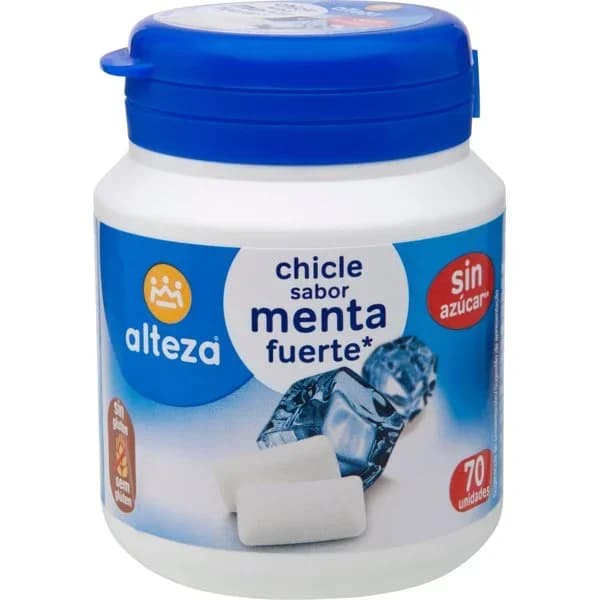 Chicle Menta sin Azúcar 70UD - 0.07 kg - Imagen del producto en Findit