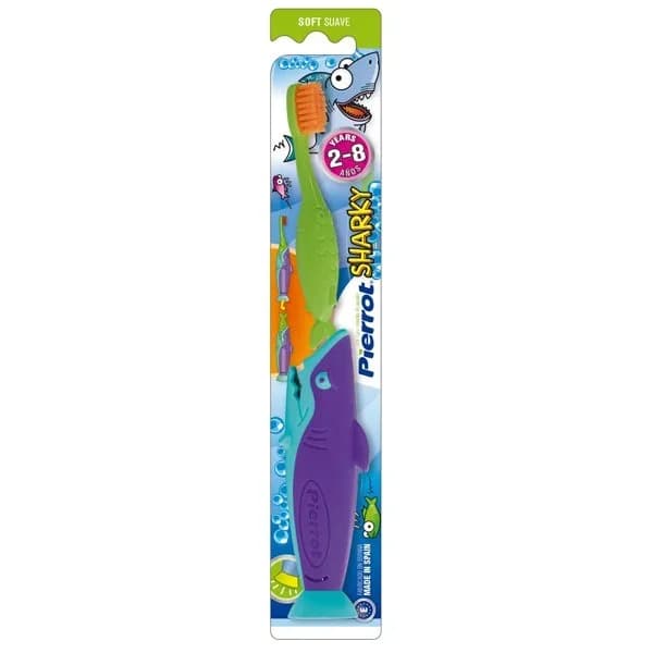 Cepillo de Dientes Infantil Viaje Sharky - 1 ud - Imagen del producto en Findit