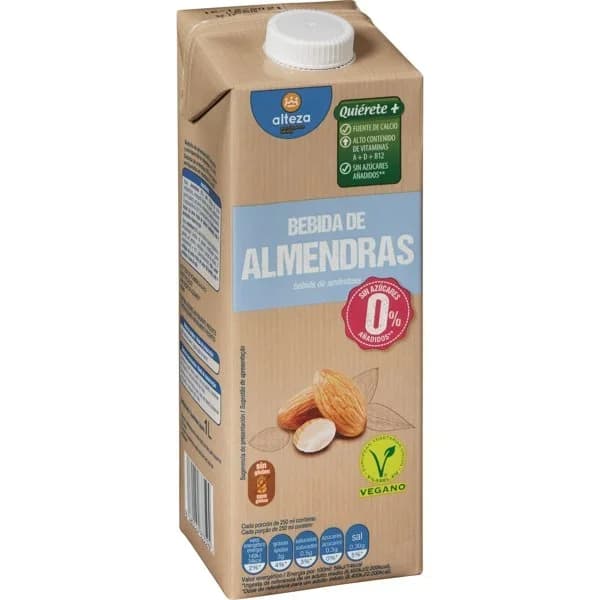 Bebida Vegetal de Almendra 0% 1L - 1 l - Imagen del producto en Findit