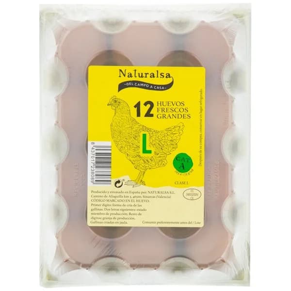 Huevos L 12UD - 1 ud - Imagen del producto en Findit