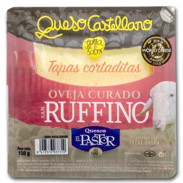 Queso de Oveja Semicurado Precortado 140G - 0.14 kg - Imagen del producto en Findit