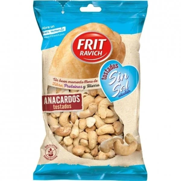 Anacardos tostados sin sal Frit ravich bolsa 110 g - 0.11 kg - Imagen del producto en Findit