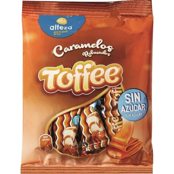 Caramelo Toffee sin Azúcar 90G - 0.09 kg - Imagen del producto en Findit