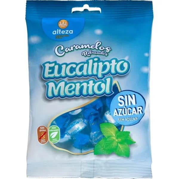 Caramelo Eucalipto y Menta sin Azúcar 90G - 0.09 kg - Imagen del producto en Findit