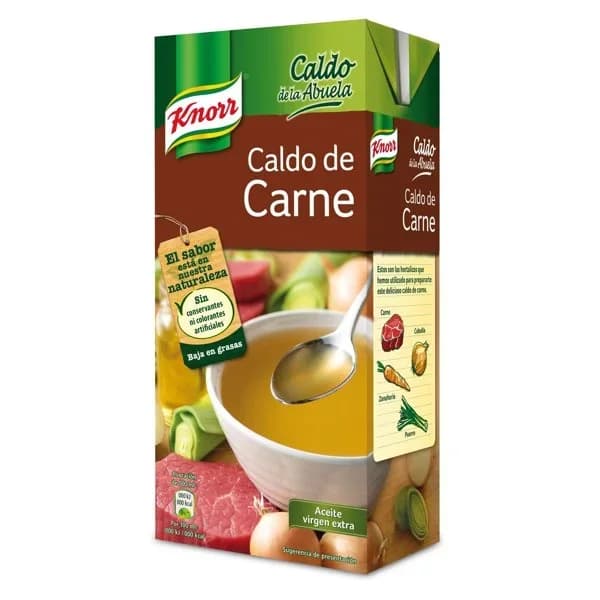 Caldo de carne La Abuela KNORR, brik 1 litro - 1 l - Imagen del producto en Findit