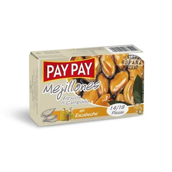 Mejillón en Escabeche 14-18 115G - 0.1 kg - Imagen del producto en Findit