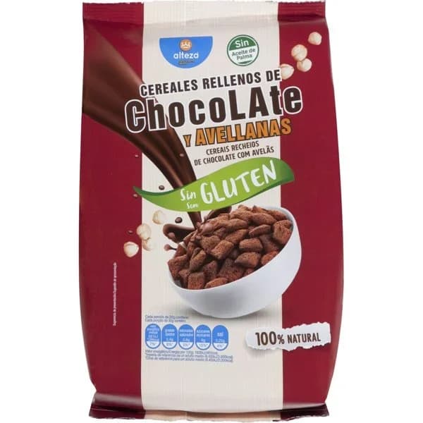Cereales Rellenos de Chocolate sin Gluten 400G - 0.4 kg - Imagen del producto en Findit