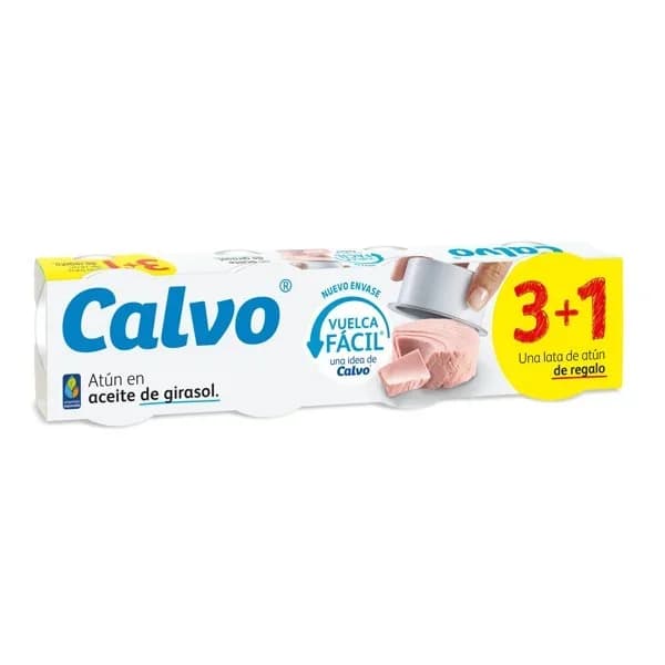 Atún en Aceite Vegetal 4 x 80G - 0.26 kg - Imagen del producto en Findit