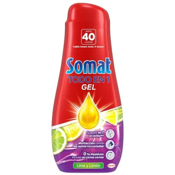 Vajillas Gel Todo en 1 40Lv - 1 ud - Imagen del producto en Findit