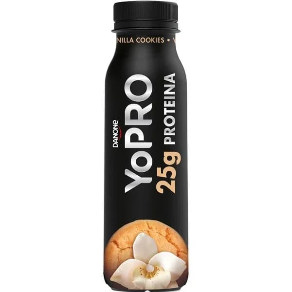 Postre lácteo líq. sabor vainilla-cookie YOPRO, botella 300 g - 0.3 kg - Imagen del producto en Findit