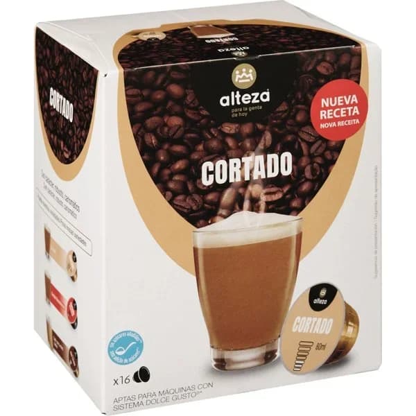 Café Cápsula DG Cortado 16UD - 1 ud - Imagen del producto en Findit