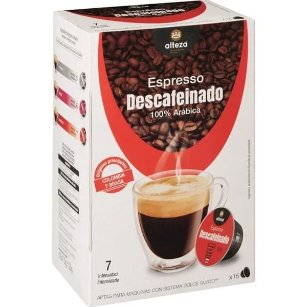 Café Cápsula DG Espresso Descafeinado 16UD - 1 ud - Imagen del producto en Findit