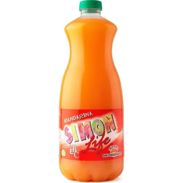 Zumo de mandarina  Simon Life botella 1,5 l. - 1.5 l - Imagen del producto en Findit