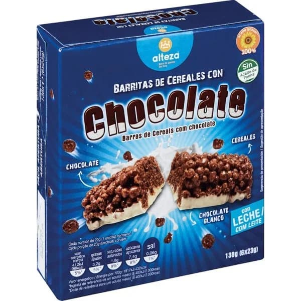 Barrita de Cereales con Cereza y Chocolate Blanco - 0.14 kg - Imagen del producto en Findit