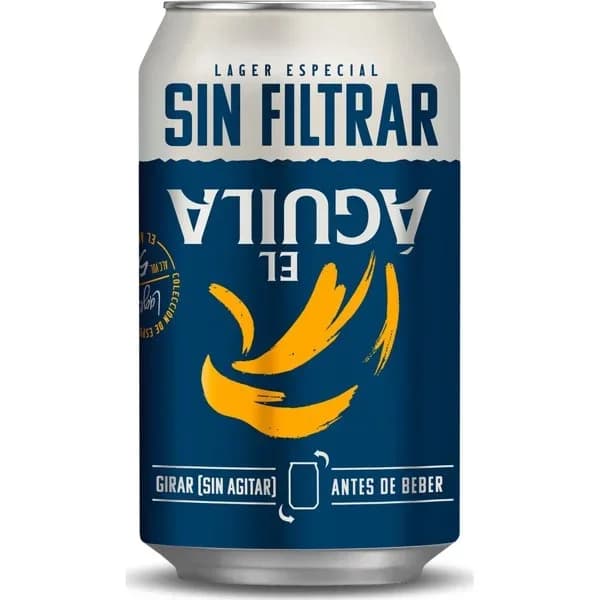 Cerveza Rubia sin Filtrar Lata 330ML - 0.33 l - Imagen del producto en Findit