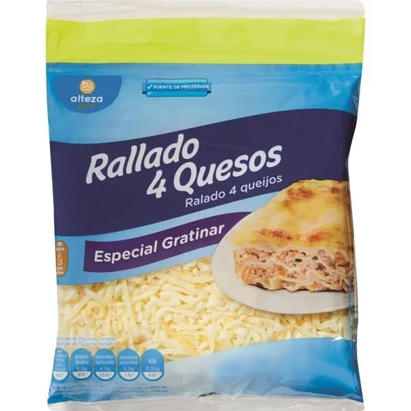 Queso Rallado 4 Quesos 200G - 0.2 kg - Imagen del producto en Findit