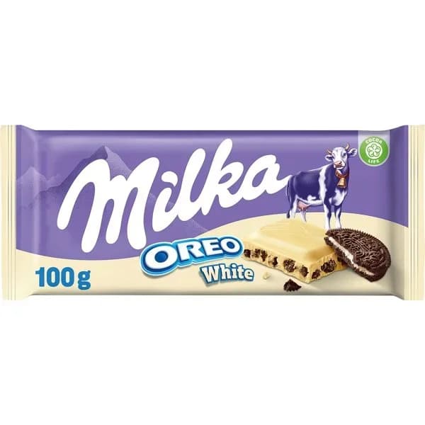 Chocolate Blanco con Oreo Tableta 100G - 0.1 kg - Imagen del producto en Findit