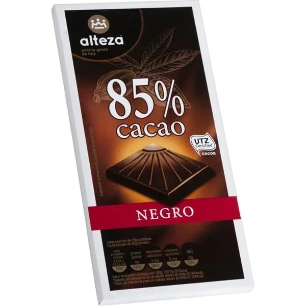 Chocolate Negro 85% Tableta 100G - 0.1 kg - Imagen del producto en Findit
