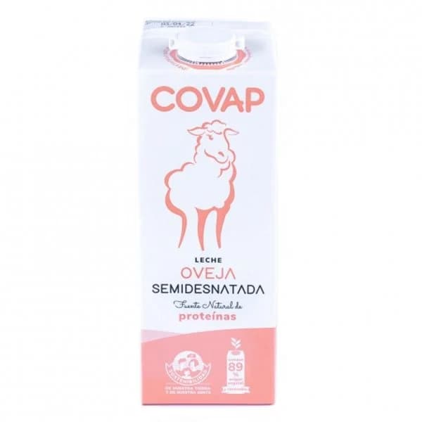 Leche semidesnatada de oveja Covap brik 1 l. - 4.23 ud - Imagen del producto en Findit
