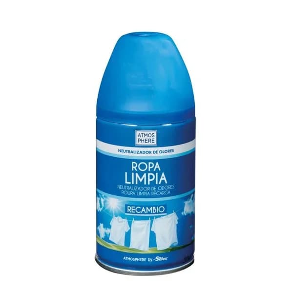 Ambientador Spray Recambio Ropa Limpia 250ML - 0.19 l - Imagen del producto en Findit