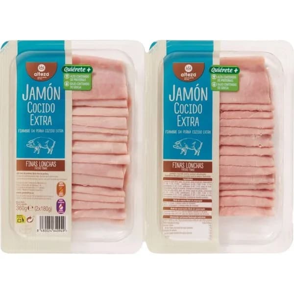 Jamon Cocido Extra Loncha Fina P-2 - 0.36 kg - Imagen del producto en Findit