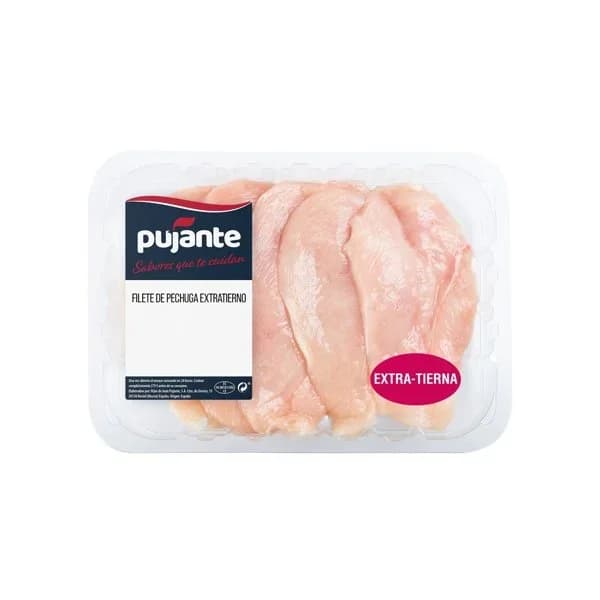 Filete de Pechuga de Pollo Extratierno Bandeja €/K - 1 kg - Imagen del producto en Findit