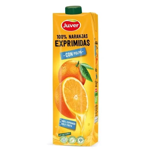 Zumo Naranja Exprimido con Pulpa 1L - 1 l - Imagen del producto en Findit
