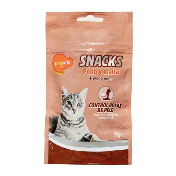 Snack Gato Pollo y Malta 50G - 0.05 kg - Imagen del producto en Findit