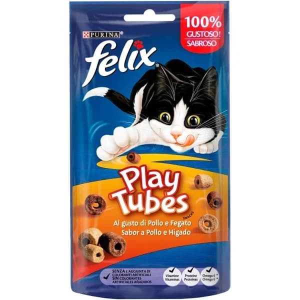 Snack Gato Play Tubes Pollo 50G - 0.05 kg - Imagen del producto en Findit