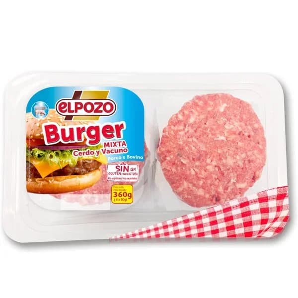 Burger Mixta Bandeja 360G - 0.36 kg - Imagen del producto en Findit