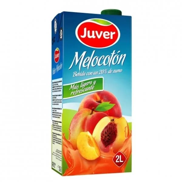 Néctar de melocotón Juver brik 2 l. - 2.01 l - Imagen del producto en Findit