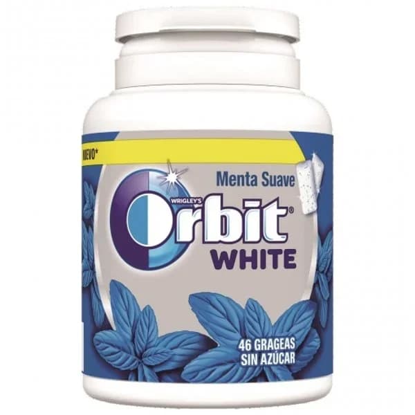 Chicles de menta suave Orbit White sin azúcar 64 g. - 0.06 kg - Imagen del producto en Findit