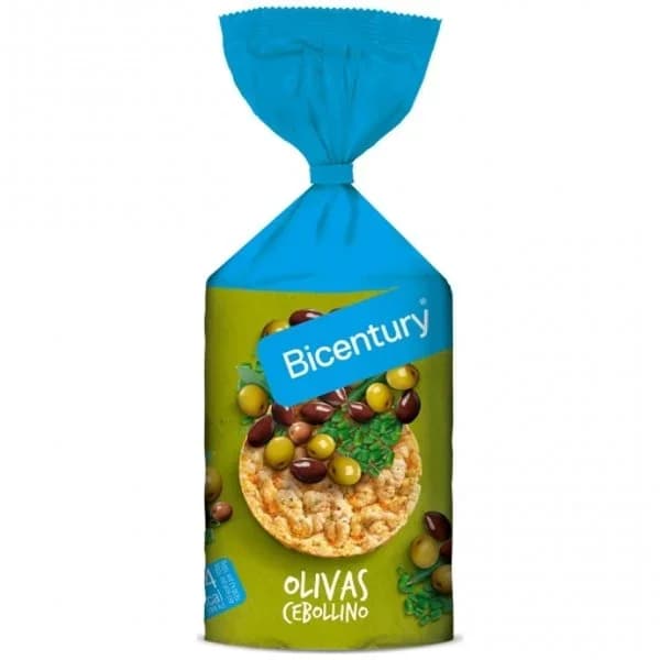 Tortitas de olivas-cebollino BICENTURY, paquete 124 g - 0.12 kg - Imagen del producto en Findit