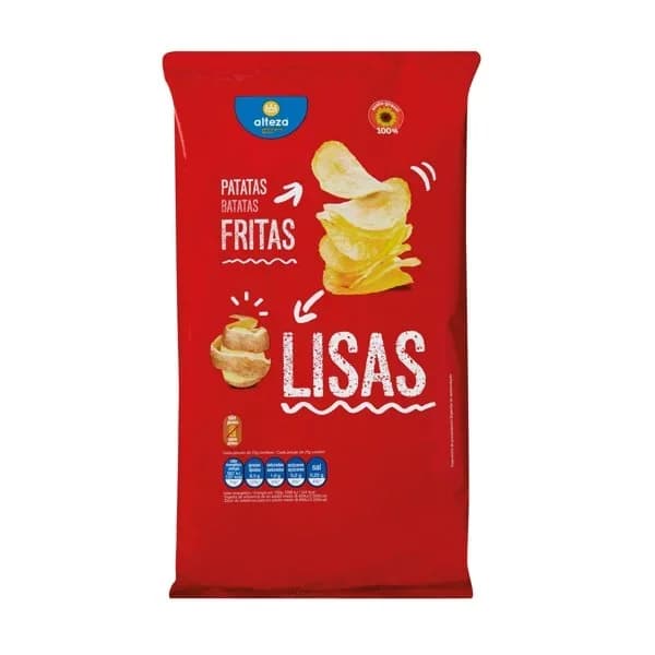 Patatas Fritas Lisas 160G - 0.16 kg - Imagen del producto en Findit