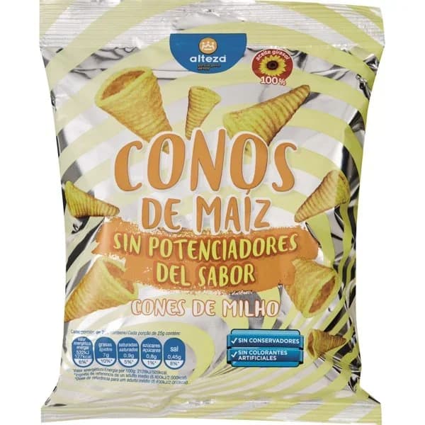 Conos Maiz Sabor Queso y Bacon - 0.09 kg - Imagen del producto en Findit