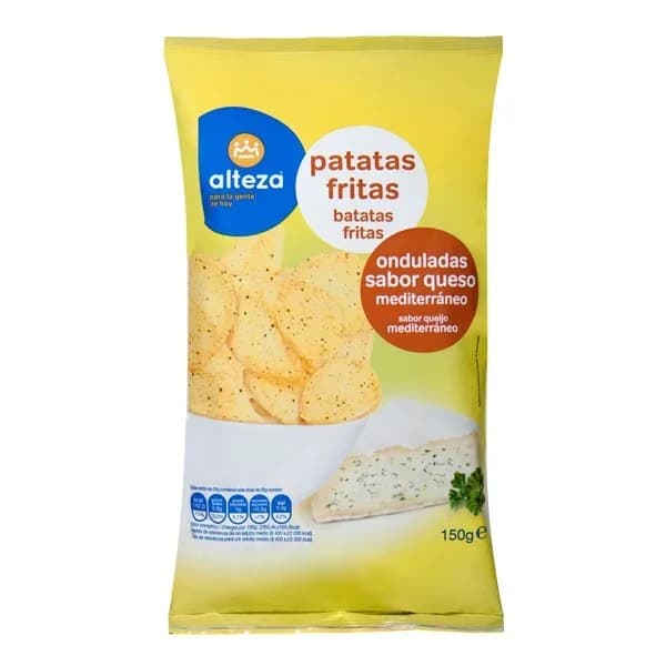 Patatas Fritas Onduladas Queso - 0.15 kg - Imagen del producto en Findit