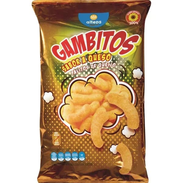 Snack Gambitos Queso 80G - 0.08 kg - Imagen del producto en Findit