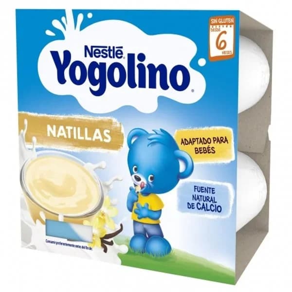 Yogur Infantil Yogolino sin Frío Natilla y Galleta - 0.4 kg - Imagen del producto en Findit