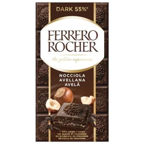Chocolate Rocher Dark Tableta 90G - 0.09 kg - Imagen del producto en Findit