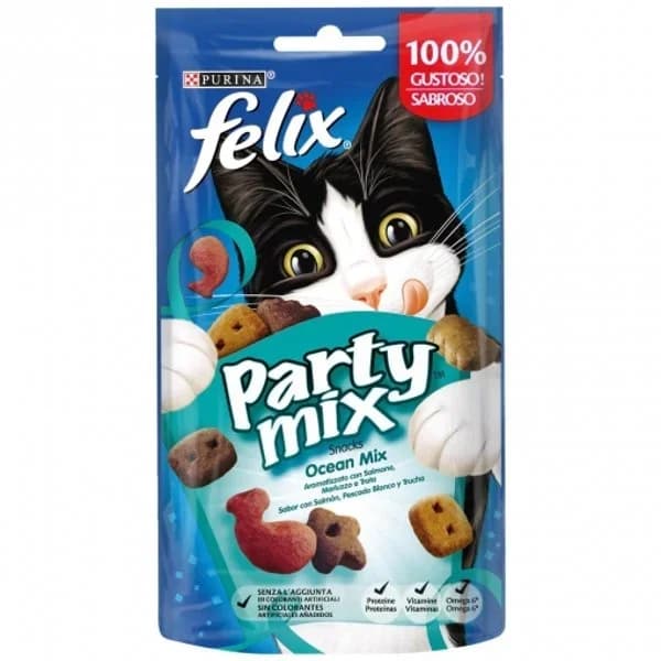 Snack Gato Felix Party Mix Ocean 60G - 0.03 kg - Imagen del producto en Findit