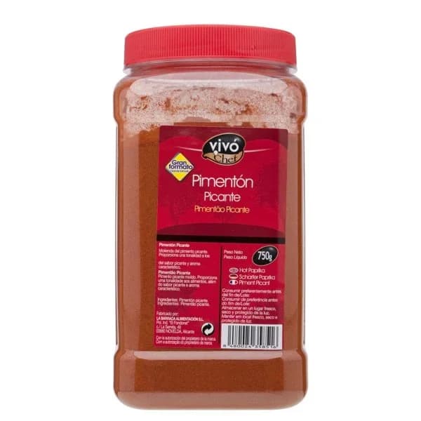 Especia Pimentón Picante 750G - 0.75 kg - Imagen del producto en Findit