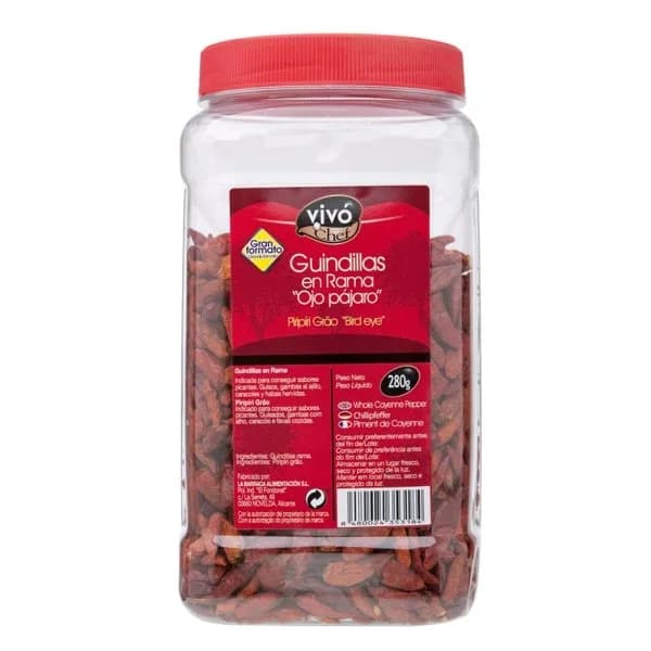 Especia Cayena Rama Ojo de Pájaro 280G - 0.28 kg - Imagen del producto en Findit