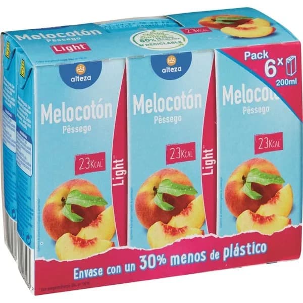 Nectar Melocoton Light Mitad Calorias - 1.2 l - Imagen del producto en Findit
