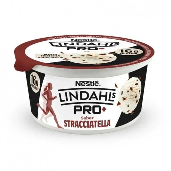 Leche fermentada pro+ sabor stracciatella Lindahls 160 g. - 0.16 kg - Imagen del producto en Findit