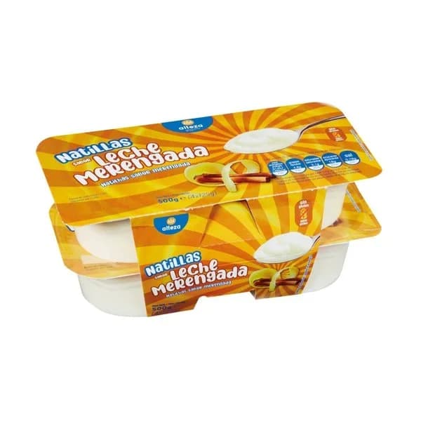 Natillas Leche Merengada P-4 - 0.5 kg - Imagen del producto en Findit