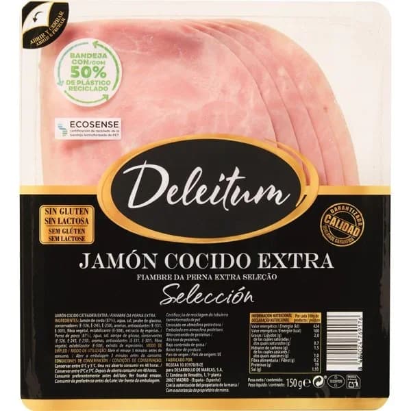 Jamón Cocido Selección Loncha 150G - 1 ud - Imagen del producto en Findit