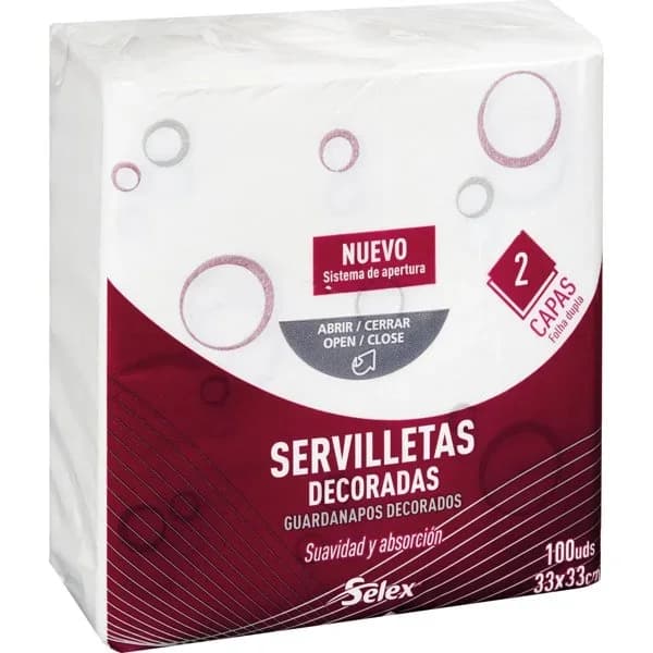 Servilleta Decorada 100UD - 1 ud - Imagen del producto en Findit
