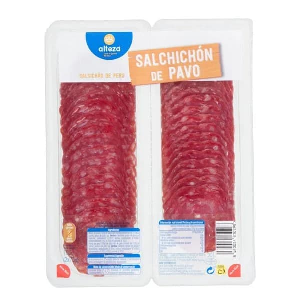 Salchichón de Pavo 2 x 75G - 0.15 kg - Imagen del producto en Findit